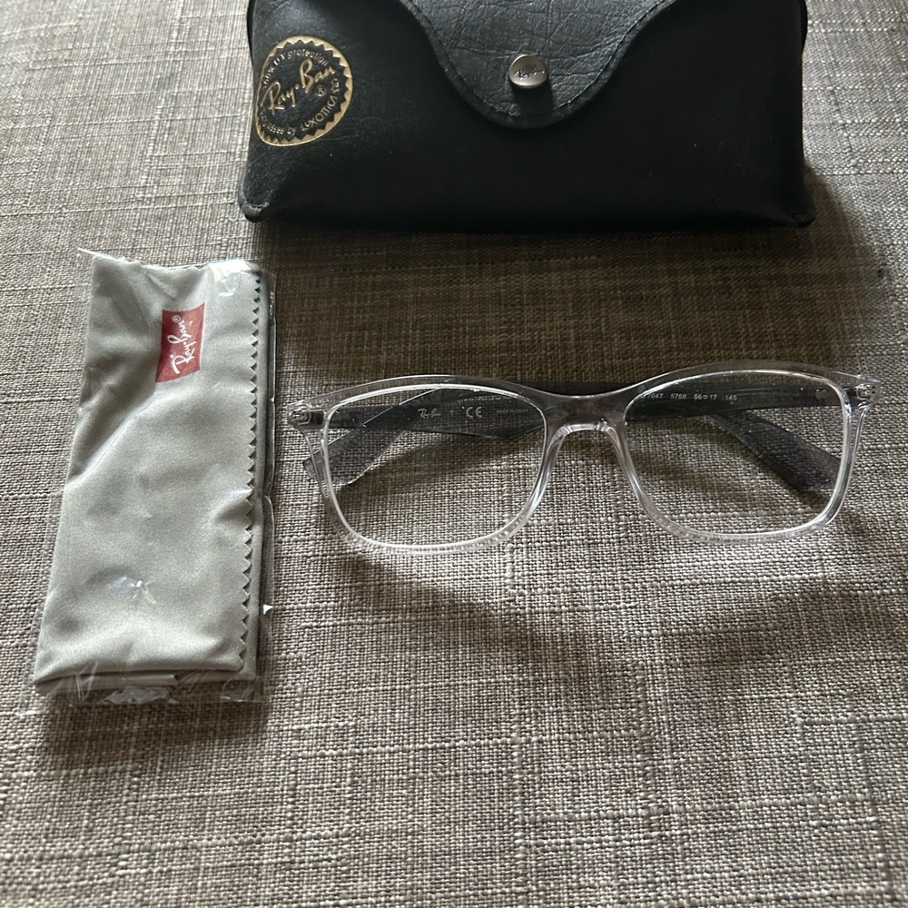 Ray-Ban Transparent Frame Men’s Eyewear